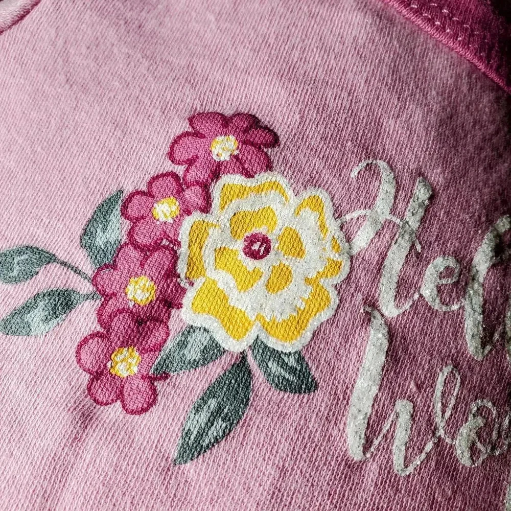 Duck.Duck Goose Floral Baby Bodysuits Size 0-3M